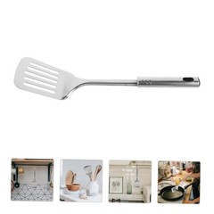 Stainless Steel Hollow Long Handle Heat Stainless Steel Spatula Turner Kitchen