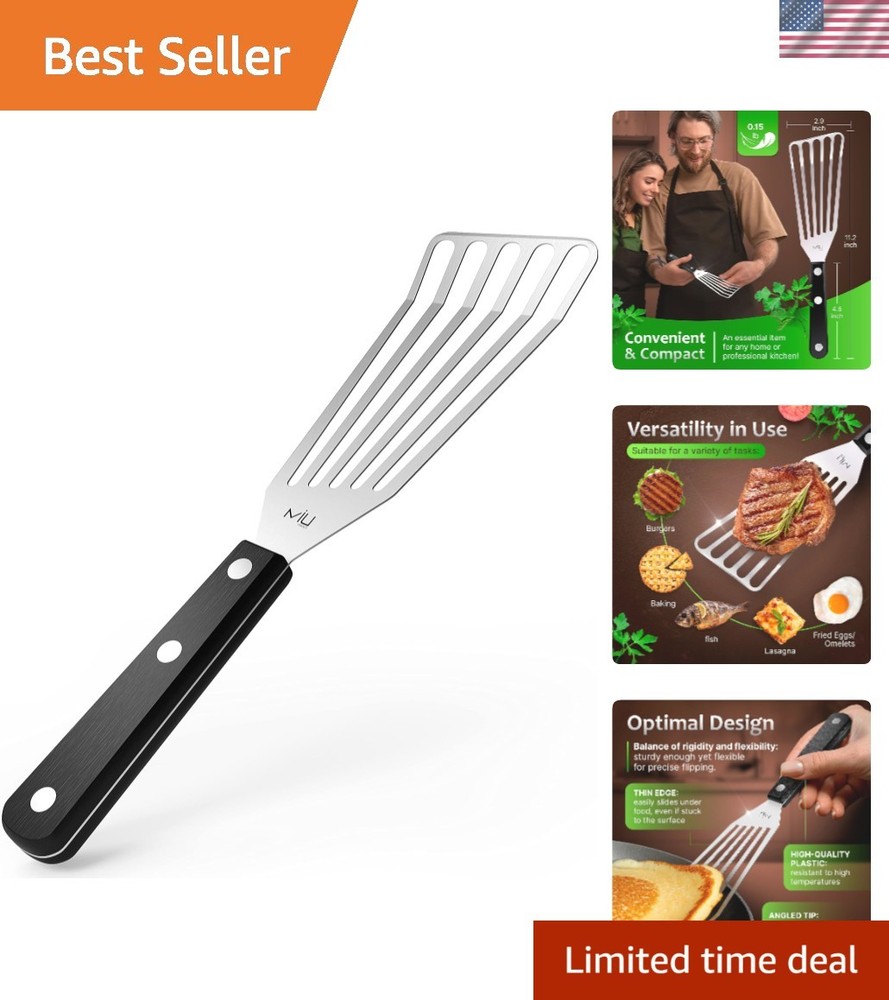 Elegant 11-Inch MIU Flexible Fish Spatula – Corrosion Resistant Kitchen Tool