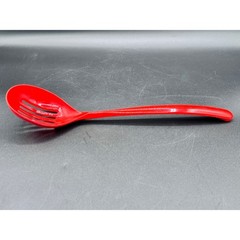 Vtg Red Nylon Slotted Serving Spoon Made in USA Dishwasher Safe 12″ Kitchenware