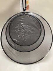 Splatter Screens Set Of Three 8” 10” 13” for Frying Pan Fine Mesh Grease