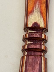 Island Bamboo Pakka Wood 12” Rainbow Spatula Turner Red Purple Utensil