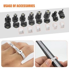 Ring Bender Tool for Spoon Rings Heavy Duty, Ring Making Kit with Nylon Molds,