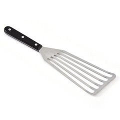 Miu France Small and Large Steel Fish Spatula Slotted Stainless Turner