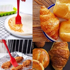 4 Pack Silicone Basting Pastry Brush Spread Oil Butter Sauce Marinades for BBQ