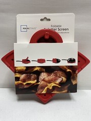 Foldable Frying Pan Silicone Splatter Screen/Hot Pad Mainstays New In Packaging