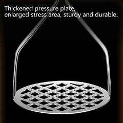 Potato Masher Hangable Stainless Steel Ricer & Vegetable Crusher Kitchen Gadget*