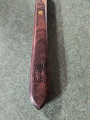 Vintage Ohio China Company Wooden Riveted Serving Meat Fork