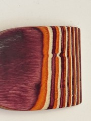 Island Bamboo Pakka Wood 12” Rainbow Spatula Turner Red Purple Utensil