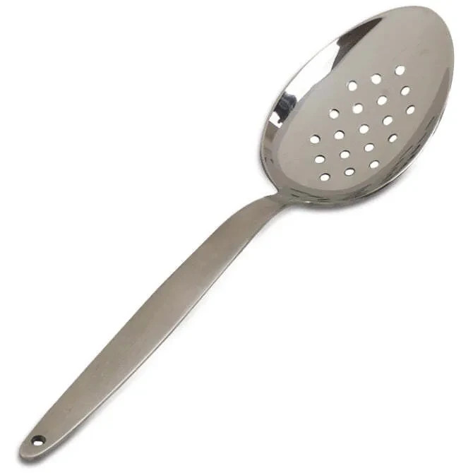 Gray Kunz Perforated Spoon Small 7.5′ 18/10 Stainless Silver