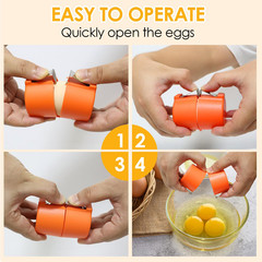 Cracker Tool Egg Breaker Manual Shell Separator Opener Kitchen Tools For Egg Lot