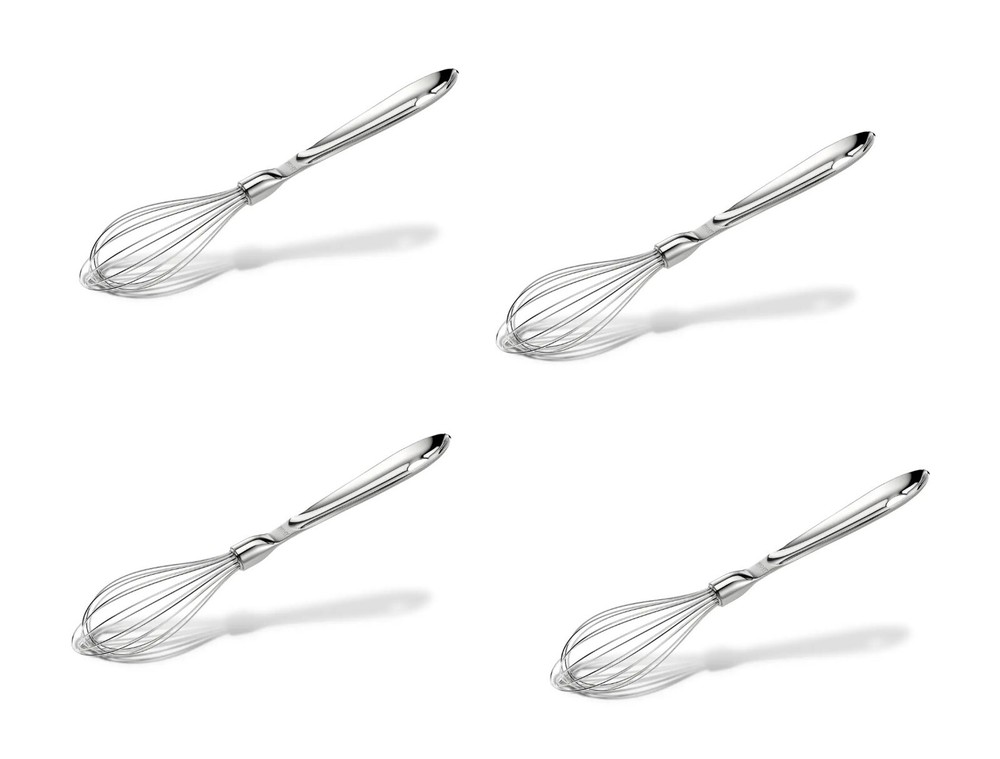 All-Clad T135 Stainless Steel Whisk, 12-Inch, Silver 4-Pack