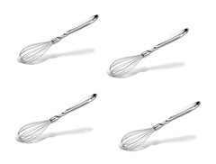 All-Clad T135 Stainless Steel Whisk, 12-Inch, Silver 4-Pack