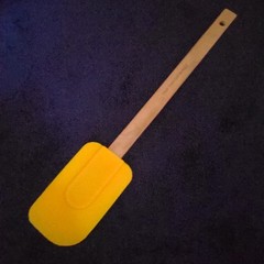 13.5″ Yellow Wooden Spatula – Heat Resistant to 450 Fahrenheit – Unbranded