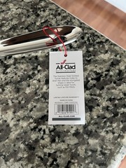 All Clad Long Slotted Spatula Stainless Steel Polished 15” Turner Premium New