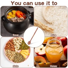 Wooden Cooking Spoons Long Handle Kitchen Spoon Set