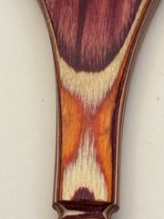 Island Bamboo Pakka Wood 12” Rainbow Spatula Turner Red Purple Utensil