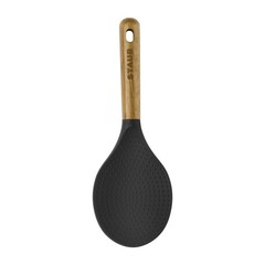 STAUB Rice Spoon, Perfect for Keeping Fluffy While 1 unit, Matte Black