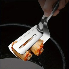 Tongs Steak Clamp Kitchen Stainless Steel Tool Food Clip Bread Meat BBQ Cooking