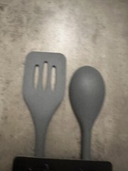 Slotted Turner And Spoon Set Of2 Silicone Tool Kitchen Concepts USA 🇺🇸 Seller