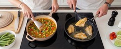 3 PACK Silicone Cooking Spatula & Spoon for Nonstick Cookware, BPA-Free |