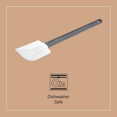 de Buyer High Temp Multifunctional Spatula – 14” – Fold in Ingredients, Mi