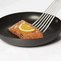 Miu France Set of 2 Small and Large Steel Fish Spatula Slotted Stainless Turner