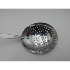 Alfra Skimmer Spoon Silver Stainless Steel Long Hook Handle Italy Vintage