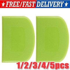 Dough Cutter Dual Sided Flexible Plastic Bowl Scraper for Bread Pizza Pastry