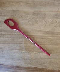 Vtg Stirring Spoon Risotto Scraper Melamine Ware Red Cottagecore