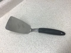 Unbranded Stainless Flexible All Metal Blade Spatula Flipper Turner 11.5”