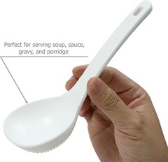 2 Pack Plastic Soup Ladle Serving Spoon for Serving Cooking Mixing Stews Noodles