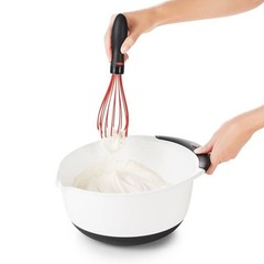 Silicone Whisk – Black/Red