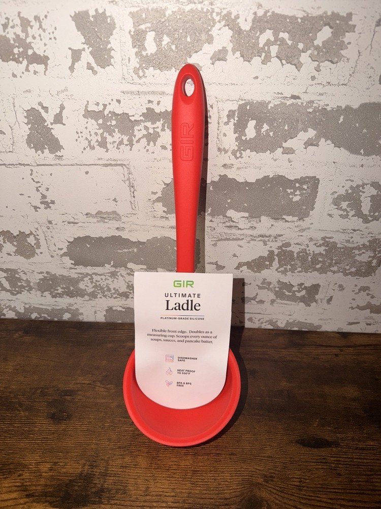 New with Tags! Get It Right GIR Ultimate Ladle Silcone – RED – BPA & BPS Free