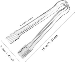 Kitchen Tongs and Ice Scoops Combo Pack Plastic Serving Utensils 20pcs