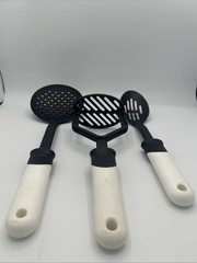 VTG EKCO Heat Resistant Lot of 3 Kitchen Utensils 10-14” Long Thialand/China USA