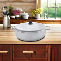 GAU-80508 Jumbo Traditional Natural Caldero for Cooking and Serving, 18 Quart, S