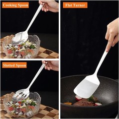 Elegant Stainless Steel 4-Piece Cooking Utensils Set – Dishwasher Safe Design