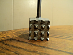 Vintage Aluminum Meat Tenderizing Hammer Kitchen Tool 7-5/8″ Long China