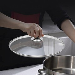 24 Cm ( 9.5 in ) Tempered Glass Lid for Frying Pan Replacement Cover