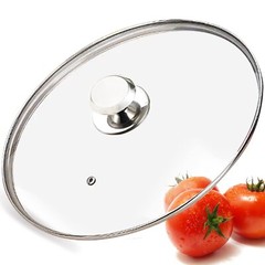 Tempered Glass Lid for Frying Pan Skillets 11″ 12″ Stainless Replacement Cover
