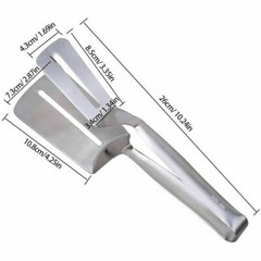 Kitchen Tongs Steak Clamp Stainless Steel Food Clip Bread Meat BBQ Cooking Tools
