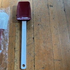 Pampered Chef Spatula Red 12” Made In USA Tupperware Red 3 Scraper Spatulas