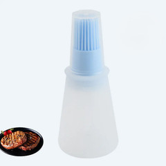 Silicone Oil Bottle Brush BBQ Soft Basting Brush Dispenser Kitchen Cooking Tool