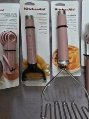 KITCHENAID (LOT OF 9) Kitchen Tools Utensils OHDRA *DRIED ROSE/PINK/MAUVE* New