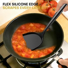 3 Pieces Spatula, Pacifier-Grade Silicone Spatulas Set Heat Resistant 600℉ for