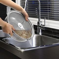 4 Pack Splatter Screen for Frying Pan, 13″, 11.5″, 10″, 8″ Stainless Steel Greas