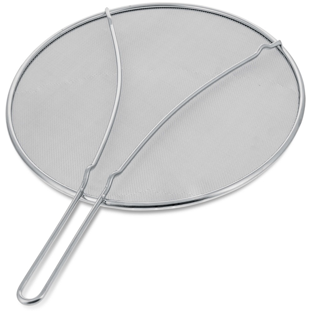 U.S. Kitchen Supply 13″ Stainless Steel Fine Mesh Splatter Screen w Resting Feet