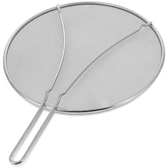 U.S. Kitchen Supply 13″ Stainless Steel Fine Mesh Splatter Screen w Resting Feet