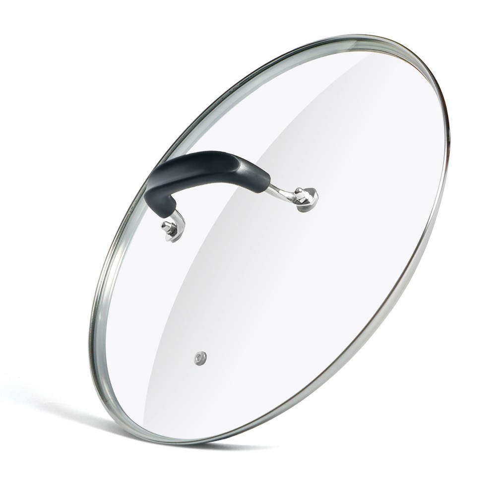 12″ Tempered Glass Lid for Frying Pan and Pots Skillets Replacement Cover