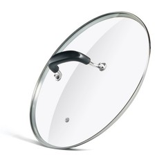 12″ Tempered Glass Lid for Frying Pan and Pots Skillets Replacement Cover